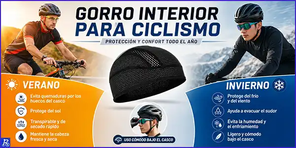 Gorro de ciclismo- Forro polar de invierno