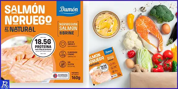 Salmon fresco como fuente alternativa de calcio