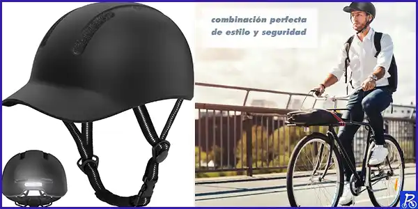 KINGLEAD Casco de Bicicleta, Casco Urbano Commuter, Elegante Casco de Bicicleta para Hombre y Mujer