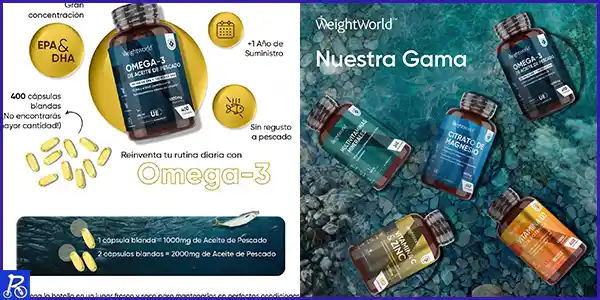 Aceite de pescado con omega 3