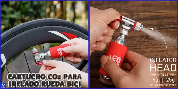 Sistema de inflado por bambas de CO2 llenado instantáneo