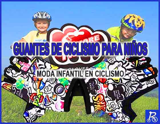 Guantes de ciclismo para niños