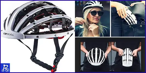 Casco de bicicleta plegable ciclismo urbano