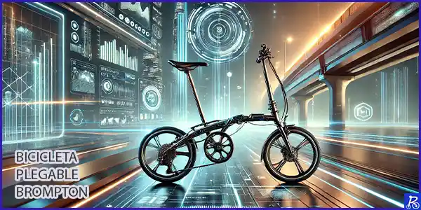 Bicicleta plegable Brompton clásica para ciudad