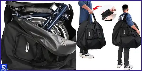 UBORSE Funda de Transporte para Bicicleta Bolsa de Almacenamien Bicicleta 14 hasta 20 Pulgadas Impermeable Bicicleta Funda TransporteBolsa Plegable Brompton