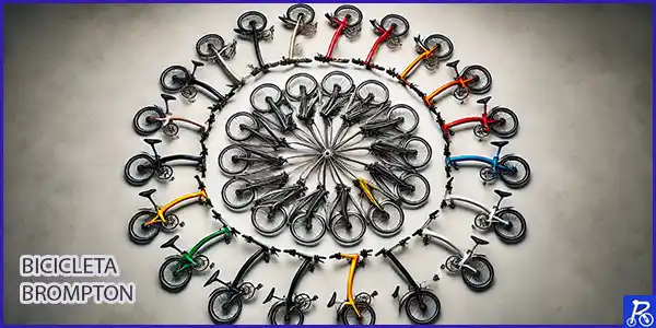 Bicicleta plegable Brompton seleccion colores cuadros