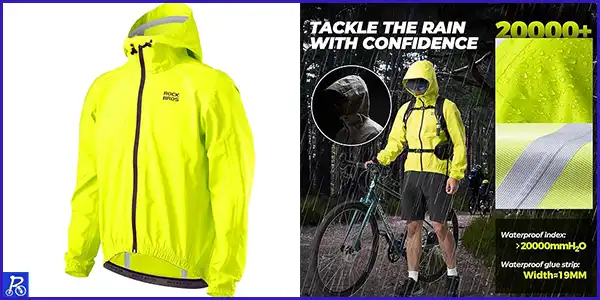 Montar en bici cuando está lloviendo