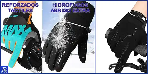 Selección guantes abrigo de invierno