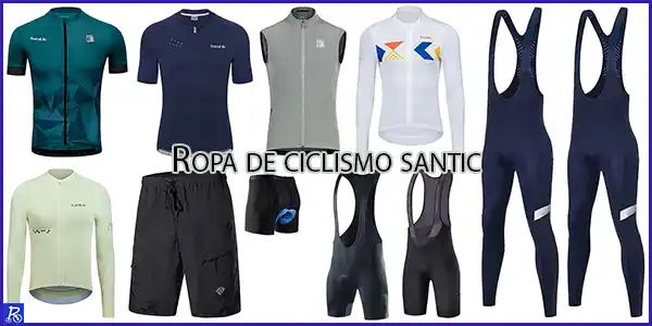 Seección prendas ciclismo marca Santic