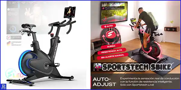 Bicicleta de Spinning Entrenador Sportstech sBike