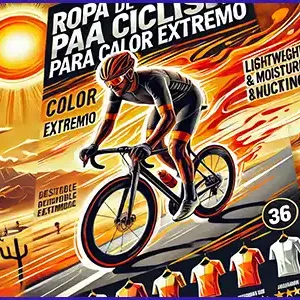 Ropa de ciclismo para calor extremo